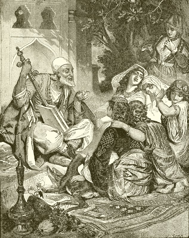 Persian Story Teller by English School