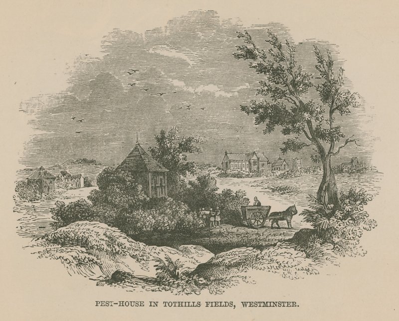 Pest House in Tothill Fields by English School