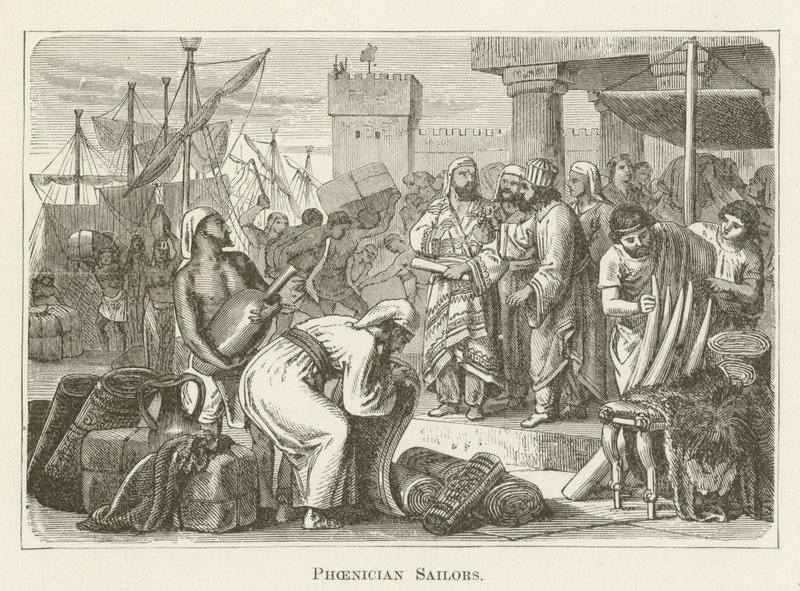 Phoenician Sailors by English School