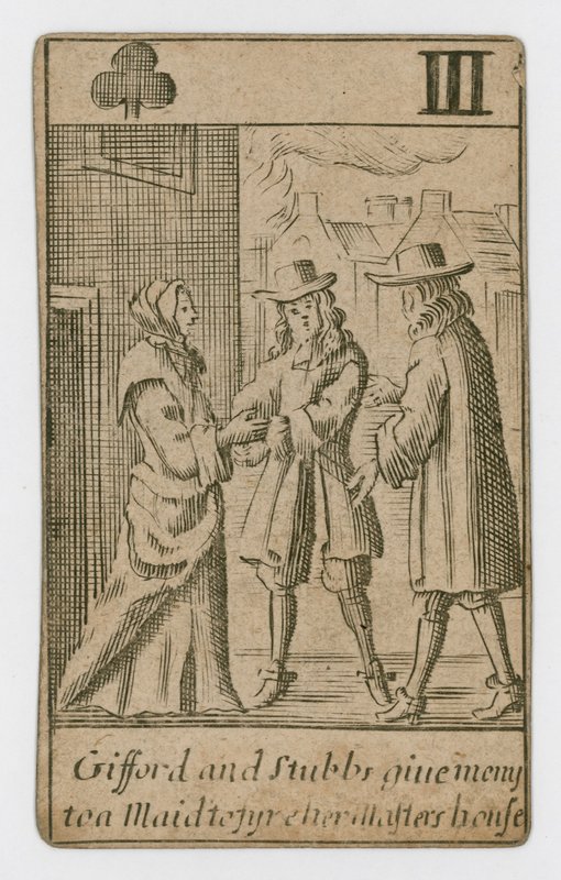 Popish Plot playing card by English School: Fine art print