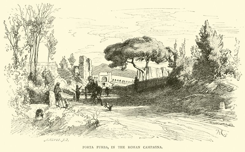 Porta Furba, in the Roman Campagna by English School