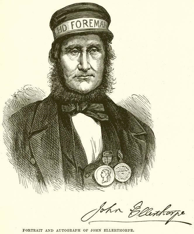 Portrait and Autograph of John Ellerthorpe by English School