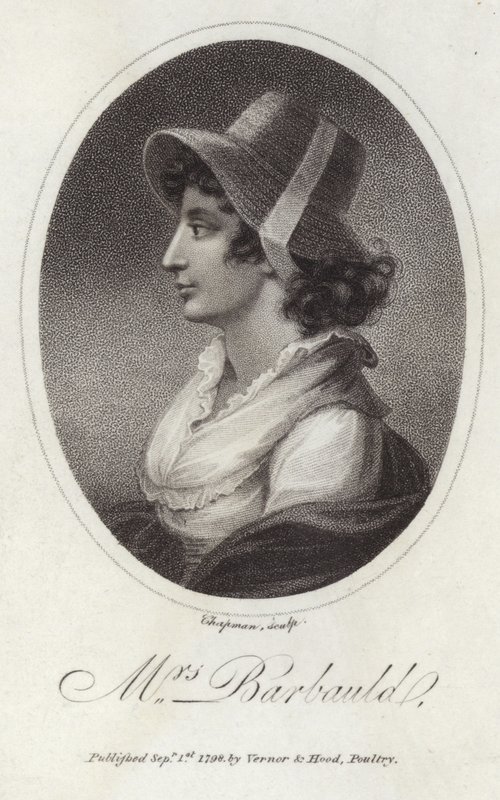 Portrait of Anna Laetitia Barbauld by English School