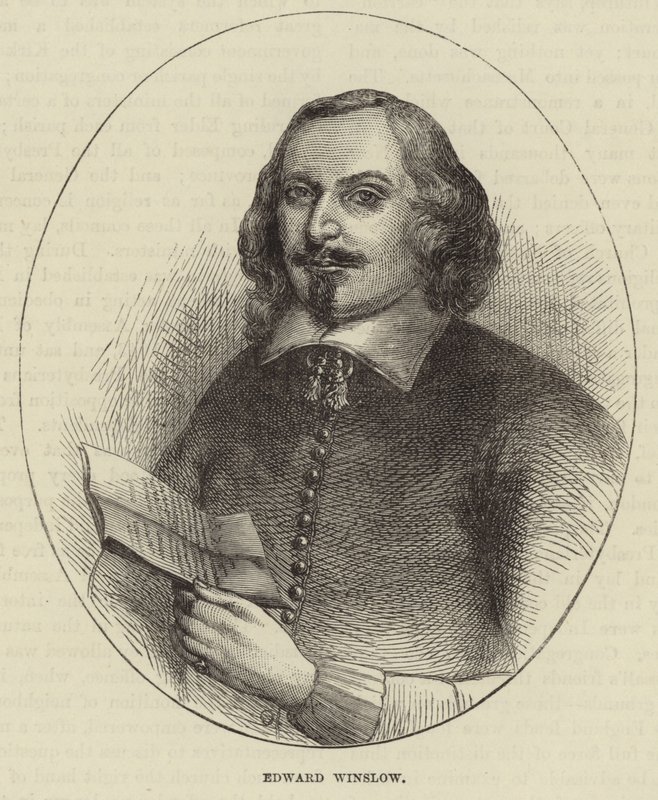 Portrait of Edward Winslow by English School