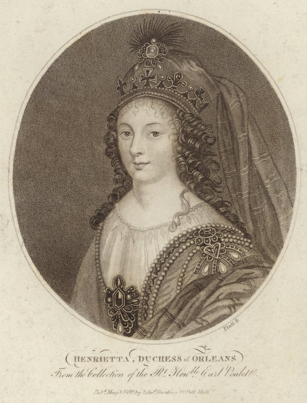 Portrait of Henrietta, Duchess of Orleans by English School