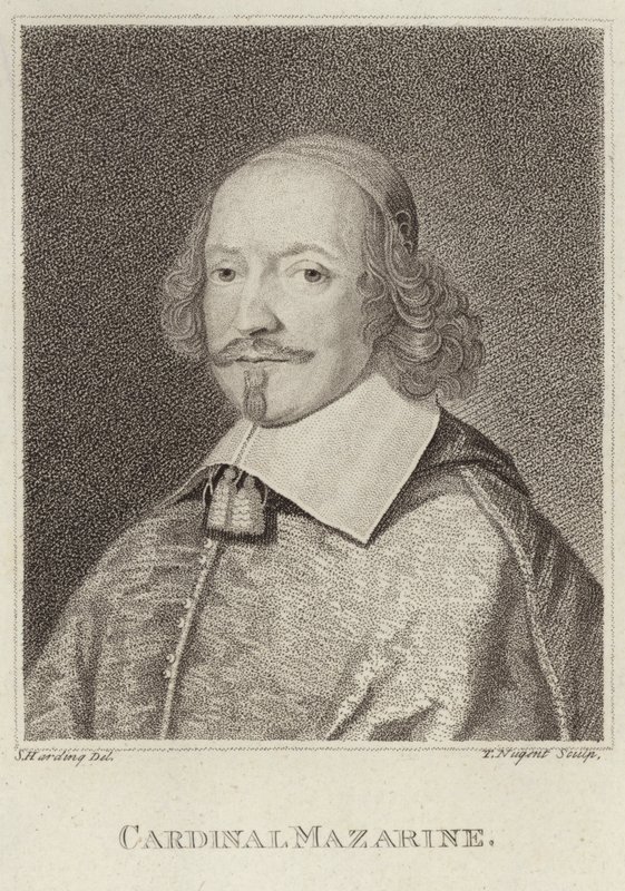 Portrait of Jules Mazarin by English School