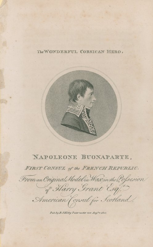 Portrait of Napoleon Bonaparte by English School