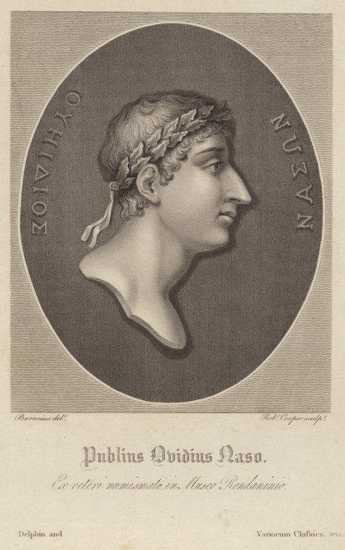 Portrait of Ovid by English School