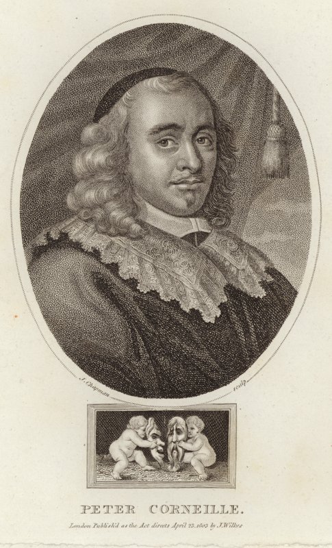 Portrait of Pierre Corneille by English School