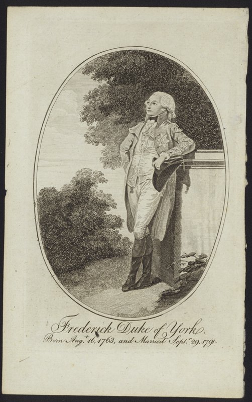 Portrait of Prince Frederick, Duke of York and Albany by English School