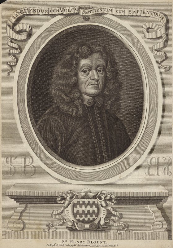 Portrait of Sir Henry Blount by English School