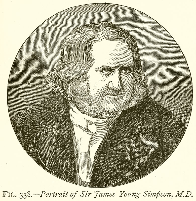 Portrait of Sir James Young Simpson, M.D. by English School