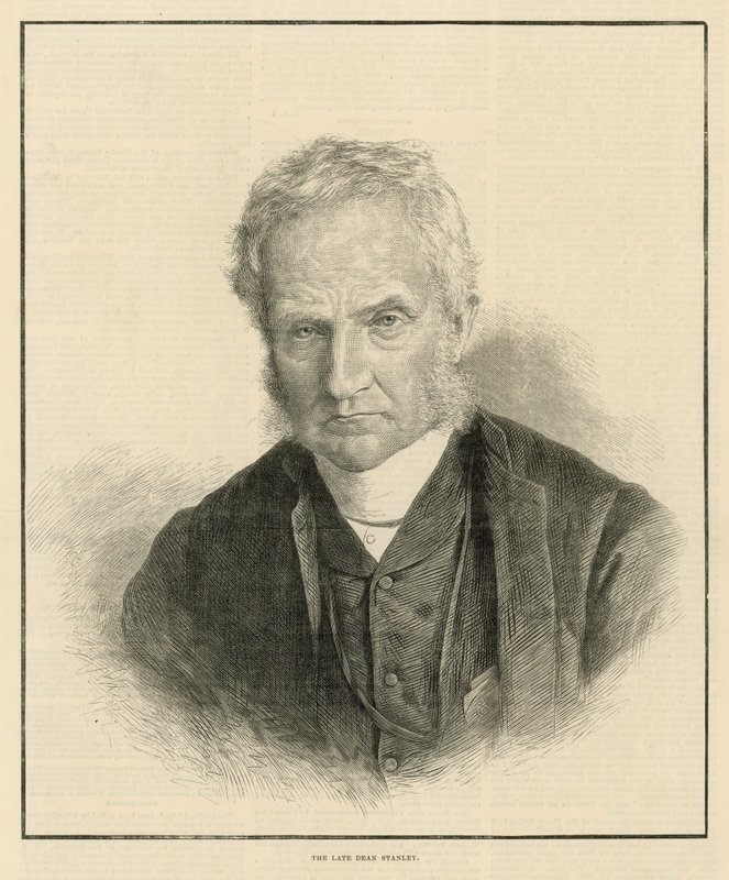 Portrait of the Late Dean Stanley by English School
