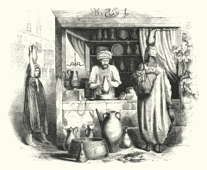 Pottery by English School