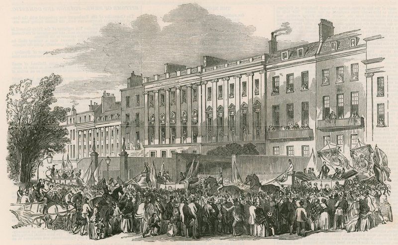 Procession of the London Temperance League in Lincoln