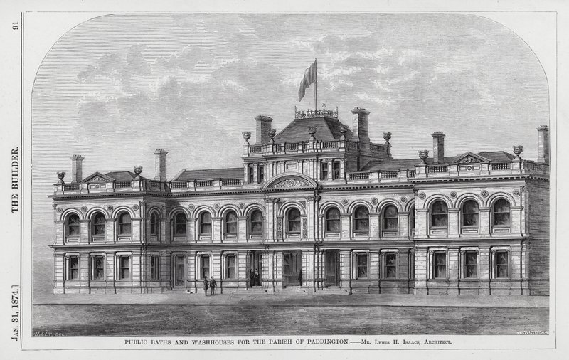 Public Baths and Washhouses for the Parish of Paddington by English School