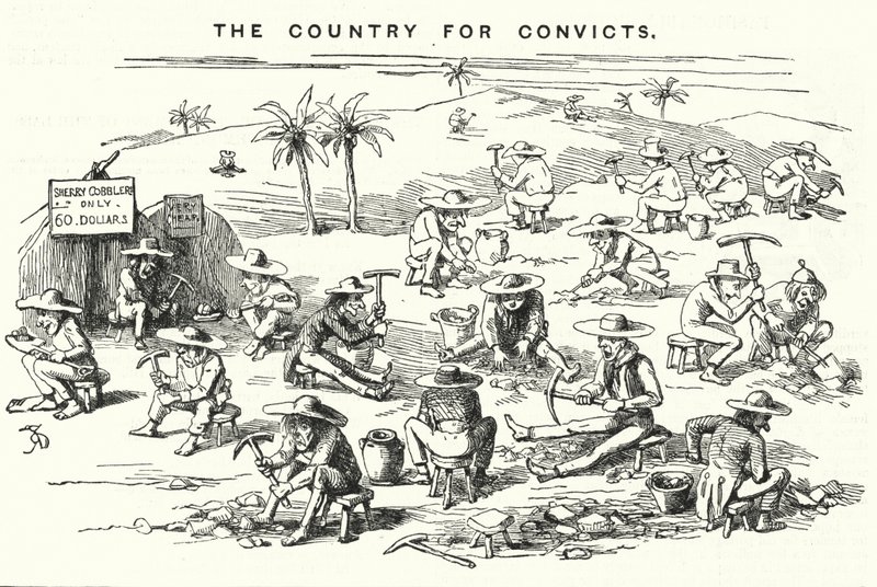 California, The Country for Convicts by English School