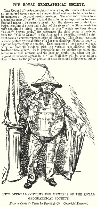 New Official Costume for Members of the Royal Geographical Society by English School