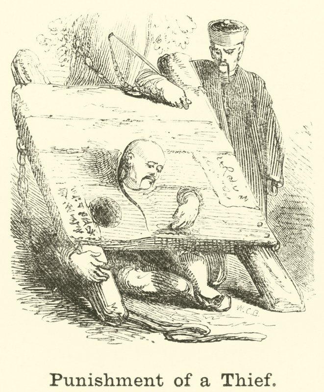 Punishment of a Thief by English School