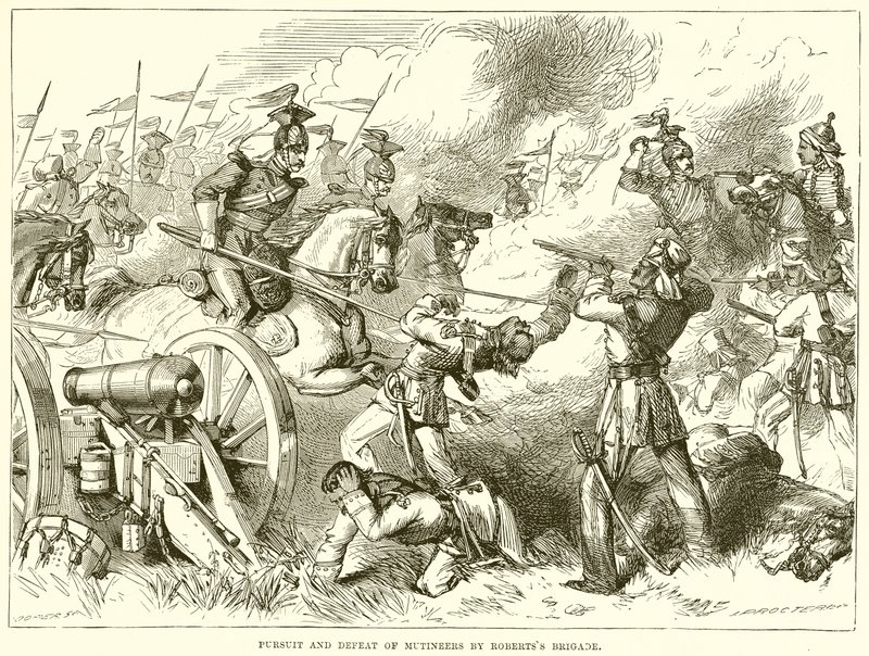 Pursuit and Defeat of Mutineers by Roberts