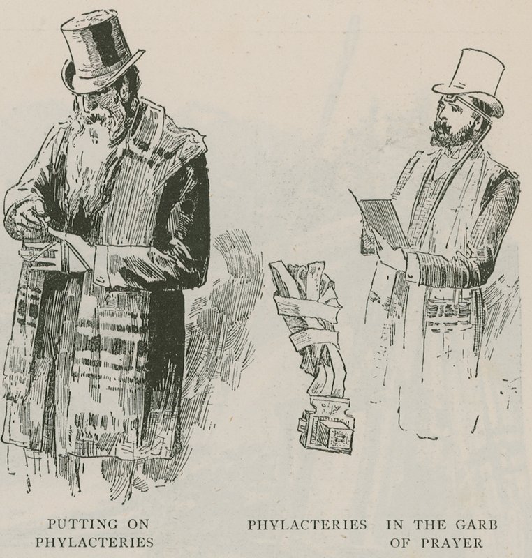 Putting on Phylacteries; Phylacteries in the Garb of Prayer by English School