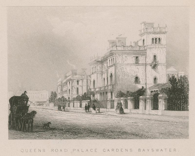 Queens Road Palace Gardens, Bayswater, London by English School