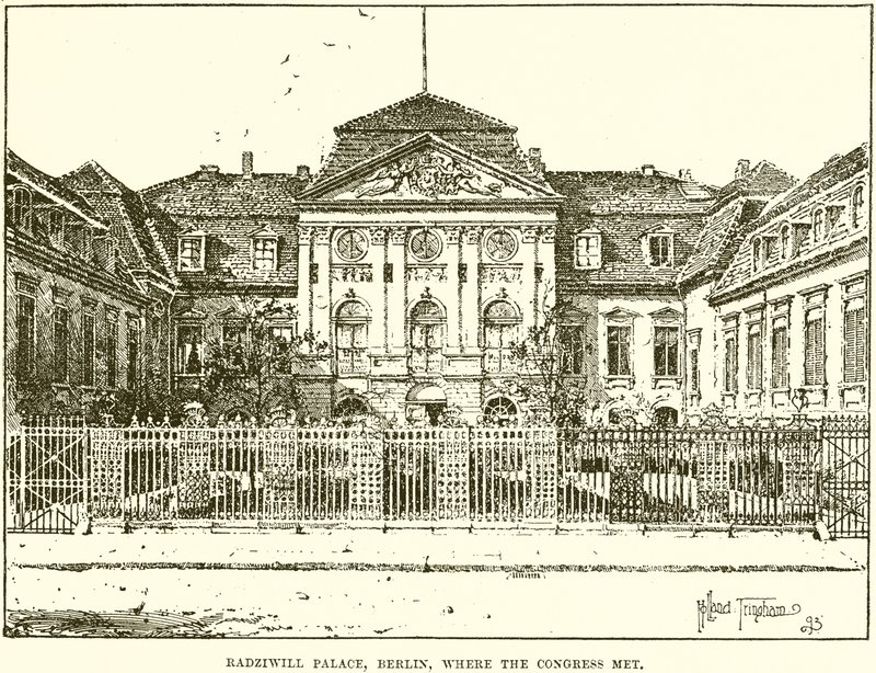 Radziwill Palace, Berlin, where the Congress Met by English School