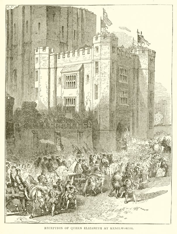 Reception of Queen Elizabeth at Kenilworth by English School