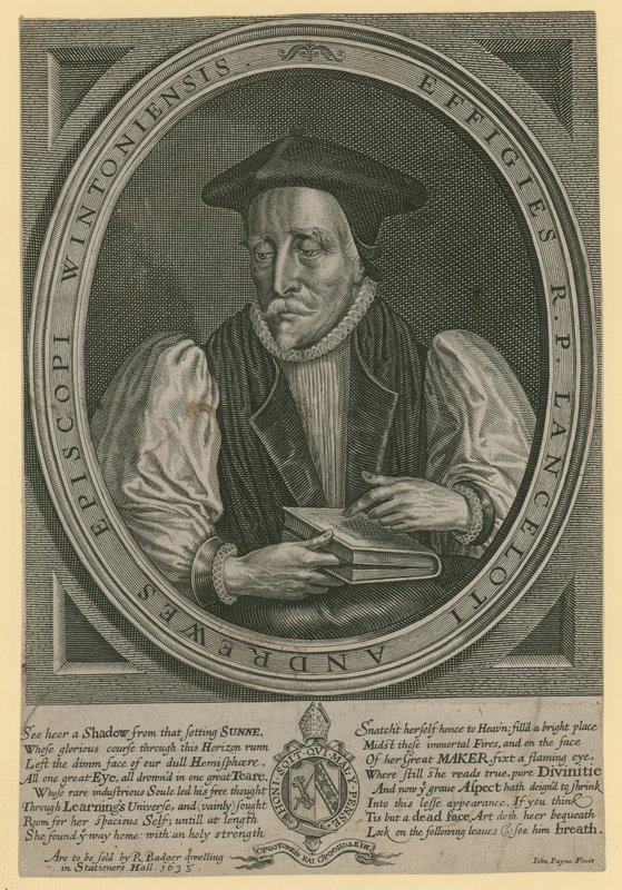 Reverend Father Lancelot Andrews, Bishop of Winchester by English School