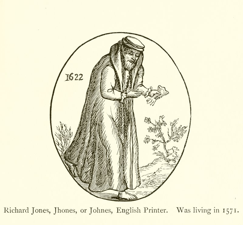Richard Jones, English Printer, Was living in 1571 by English School