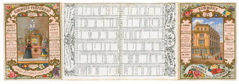 Rimmels; Eugene Rimmel, perfumer to Her Majesty Queen Victoria, 96 Strand by English School