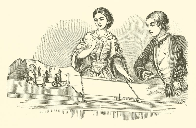 Ringolette, or Parlour Quoits by English School