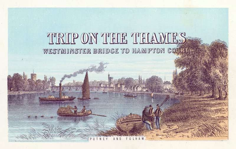 River Thames: Putney and Fulham by English School