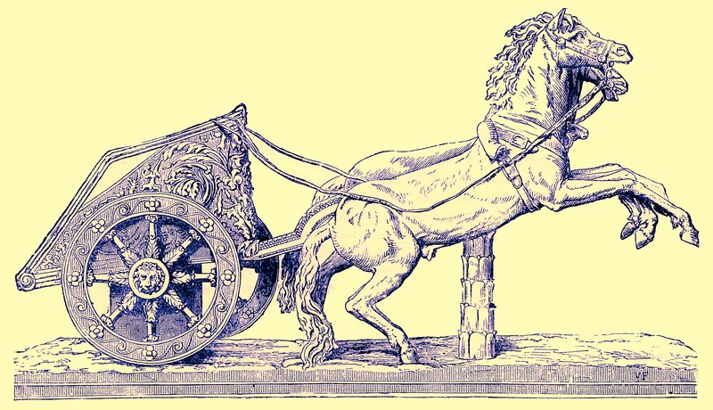 Roman Racing Chariot (illustration from Cassell