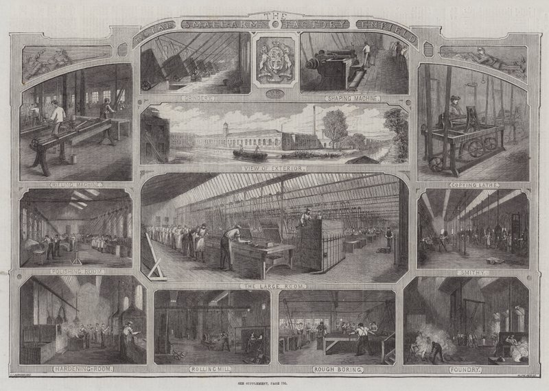 Royal Small Arms Factory in Enfield by English School