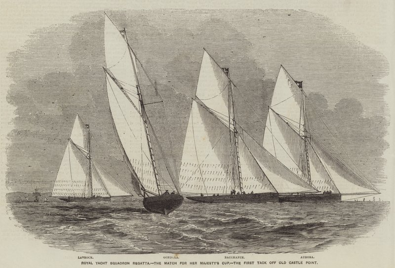 Royal Yacht Squadron Regatta, the Match for Her Majesty
