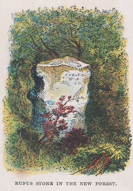 Rufus Stone in the New Forest by English School