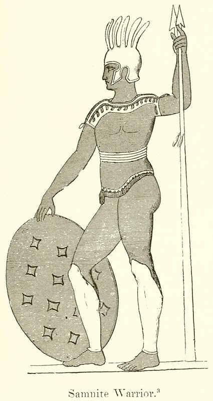 Samnite Warrior by English School