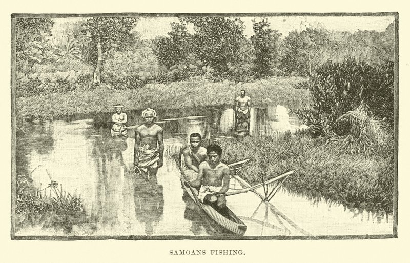 Samoans Fishing by English School