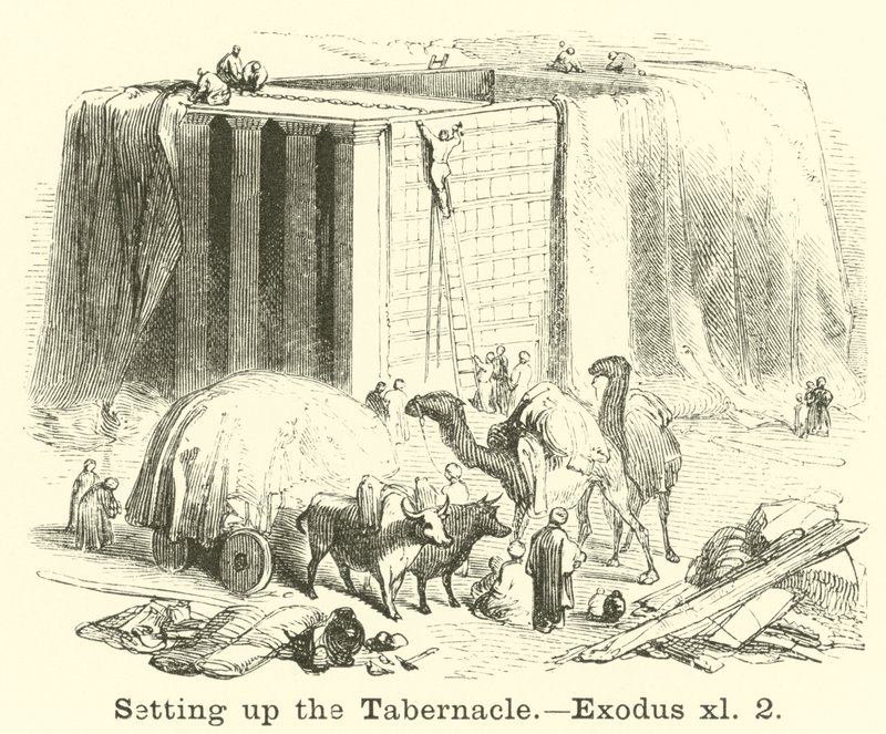 Setting Up the Tabernacle, Exodus 40:2 by English School