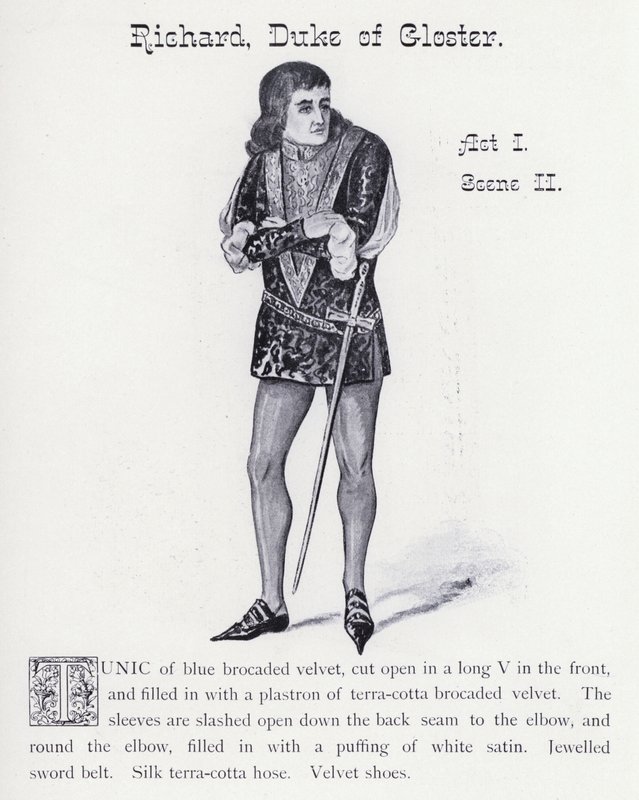King Richard III: Richard, Duke of Gloster, Act I, Scene II by English School
