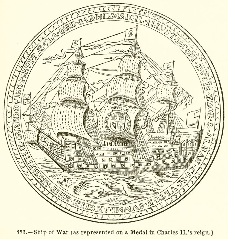 Ship of War (as Represented on a Medal in Charles II