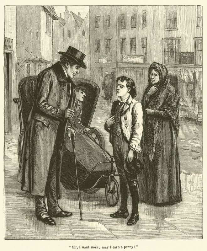 Sir, I Want Work; May I Earn a Penny? by English School