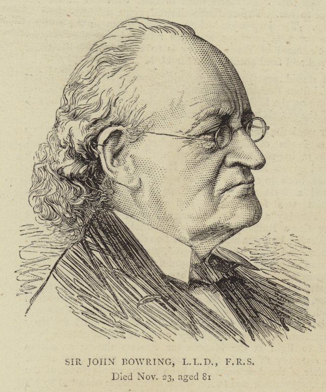 Sir John Bowring, LLD, FRS by English School