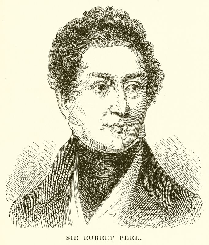 Sir Robert Peel by English School