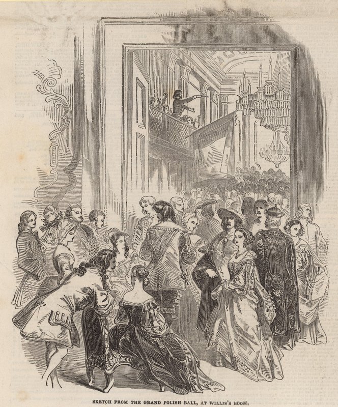 Sketch from the Grand Polish Hall at Willis