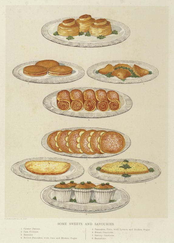 Some Sweets and Savouries by English School