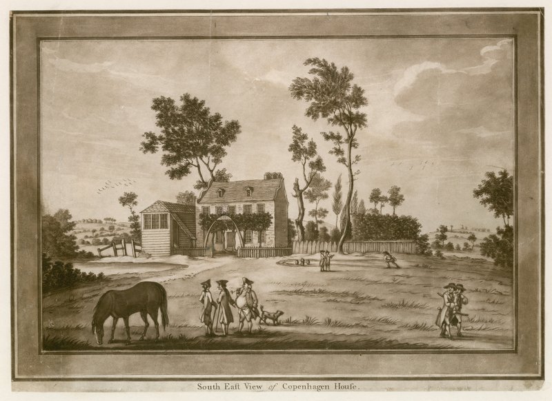 South east view of Copenhagen House, London by English School