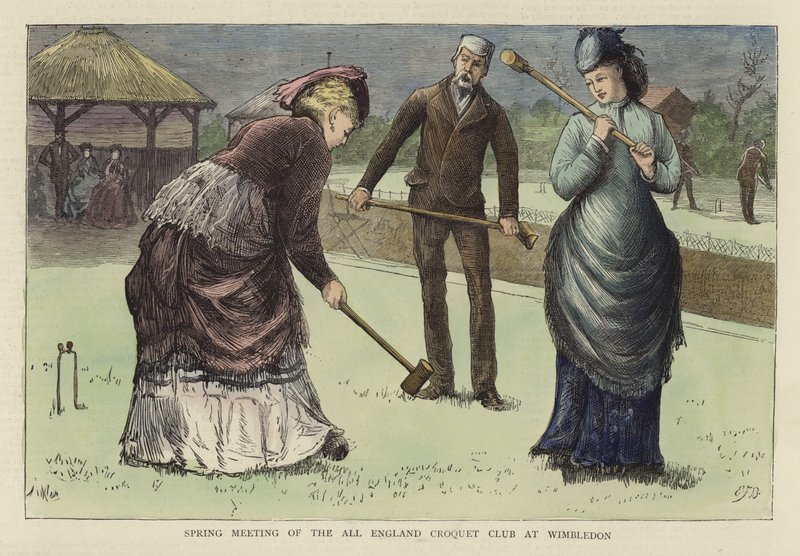 Spring Meeting of the All England Croquet Club at Wimbledon by English School