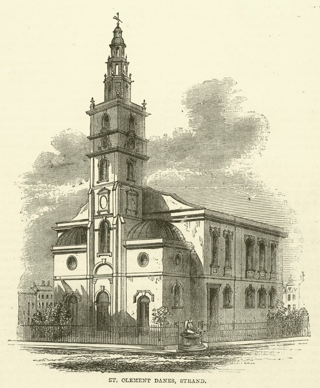 St Clement Danes, Strand by English School
